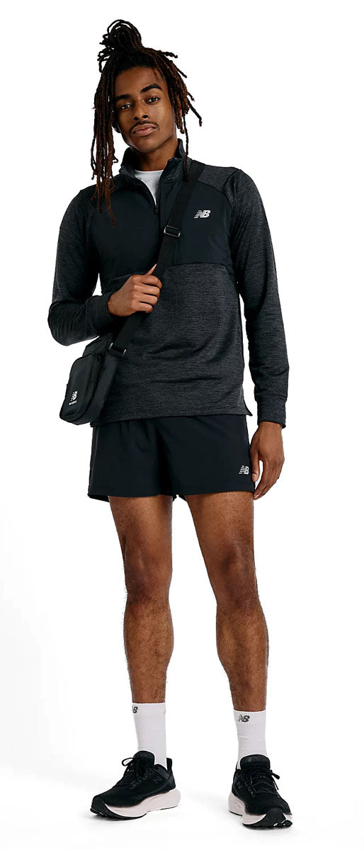 Athletics Heat Grid Long Sleeve Half Zip - Men's
