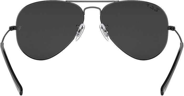 Aviator Total Black Polarized Sunglasses