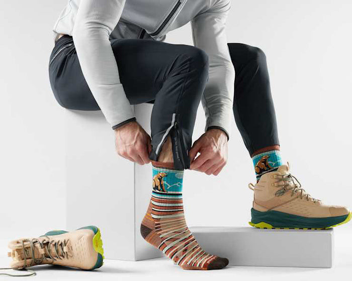 Bear Stripe Hiking Socks - Men's