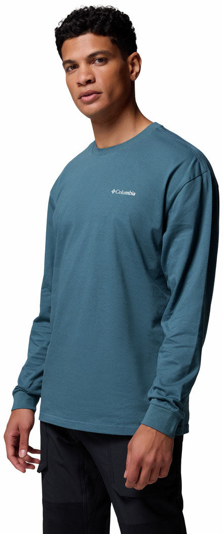 Black Butte Graphic Long Sleeve T-Shirt - Men's