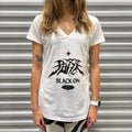 Black On Fanmeet MD TShirt White Front