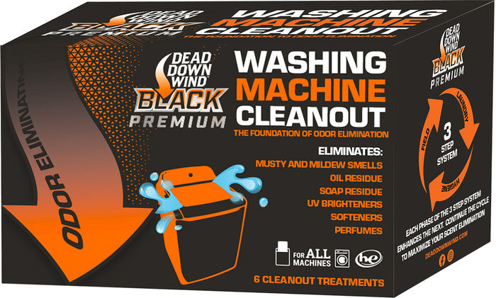 Black Premium Washing Machine Cleaners - 6/PK