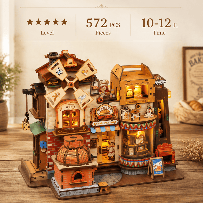 HiNooki - Bread Factory3D Wooden Puzzles