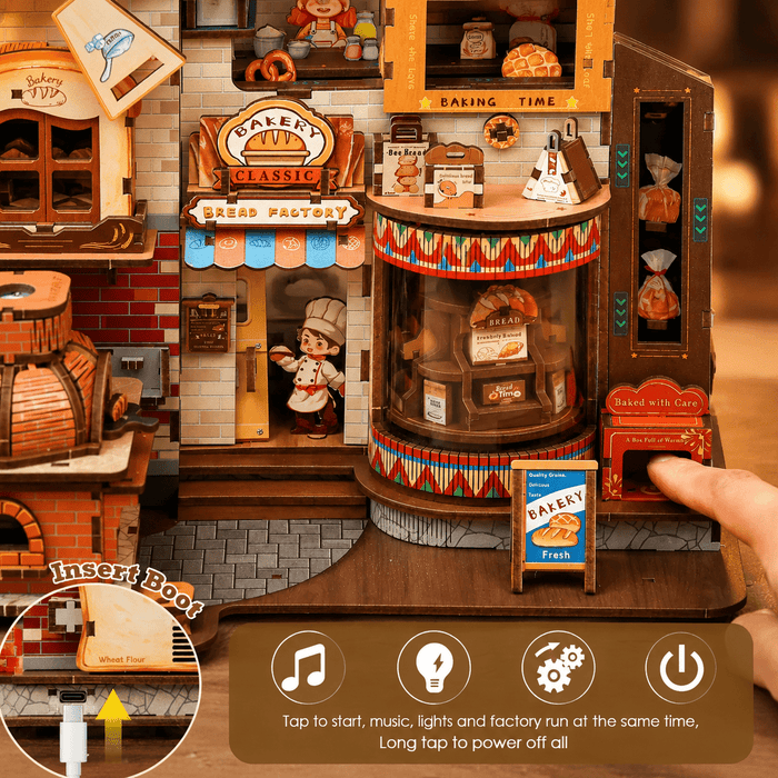 HiNooki - Bread Factory3D Wooden Puzzles