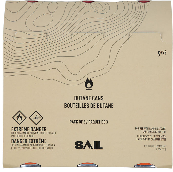 Butane Cans - 3/PK