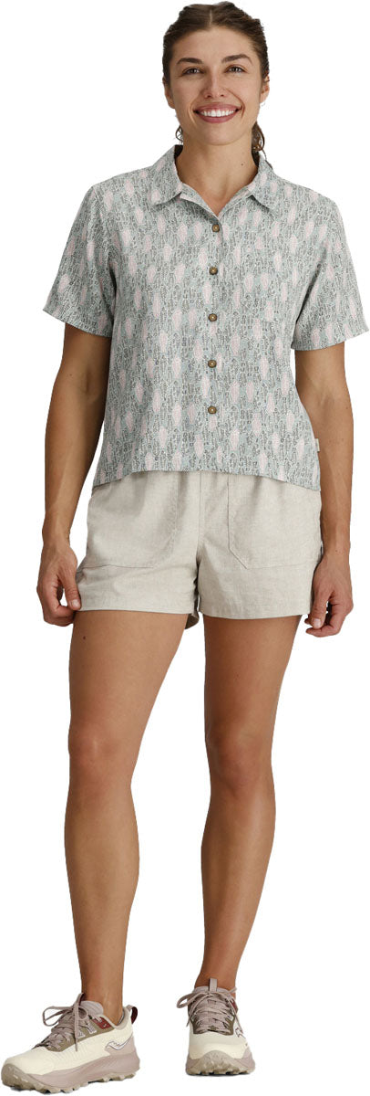 Camino Pucker Short Sleeve Shirt - Women's