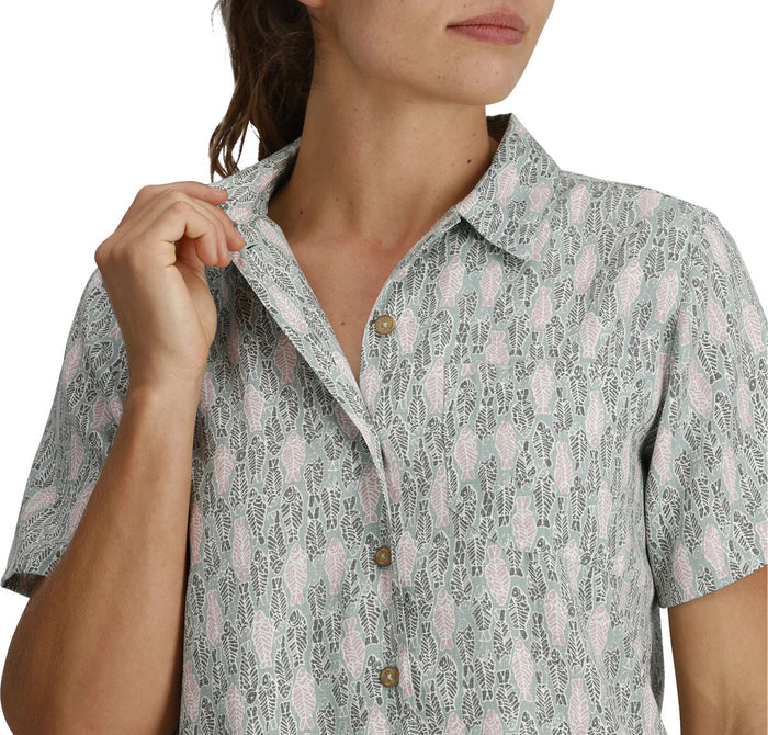 Camino Pucker Short Sleeve Shirt - Women's