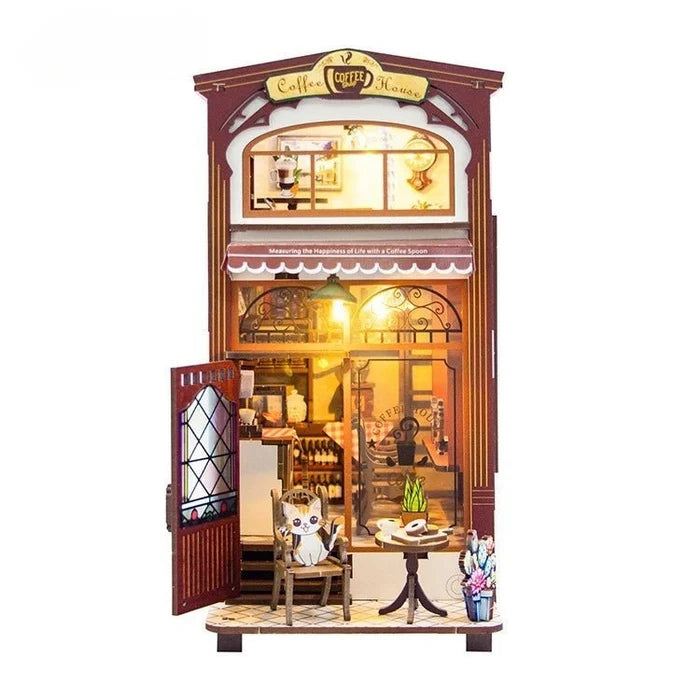 Cat Cafe – DIY miniature house kit, HiNooki (image 5)