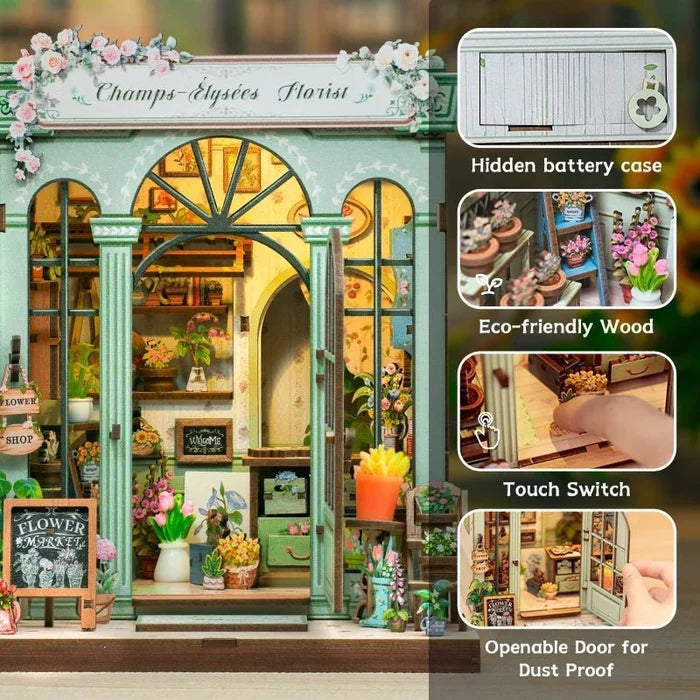 Champs Elysees Florist – DIY book nook kit, HiNooki (image 4)