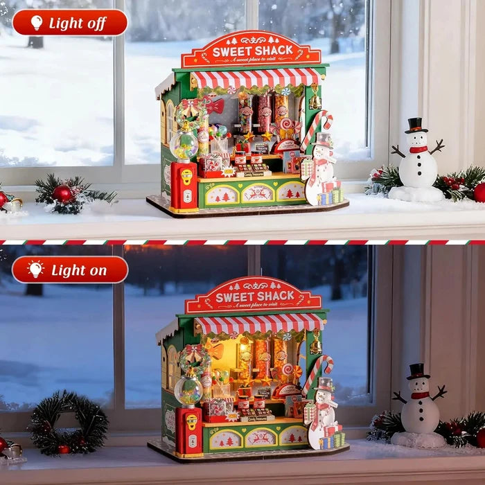 Christmas Candy Stand – DIY miniature house kit, HiNooki (image 6)