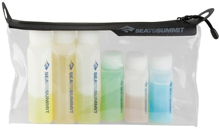 Clear Bottles and Pouch Kit
