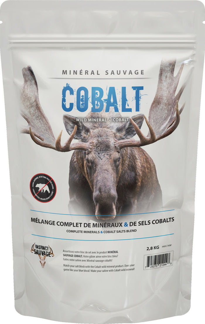 Cobalt Moose Hunting Salt - 2.8 kg
