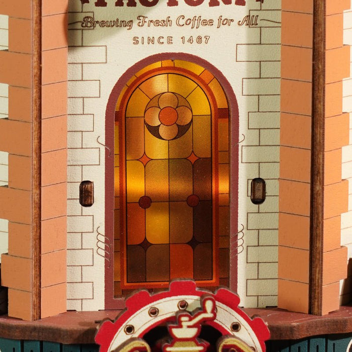 Coffee Factory – 3D wooden puzzle kit, HiNooki (image 3)