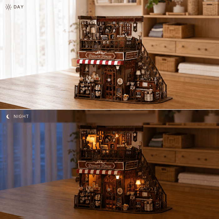 HiNooki - Corner Dessert HouseDIY Miniature House