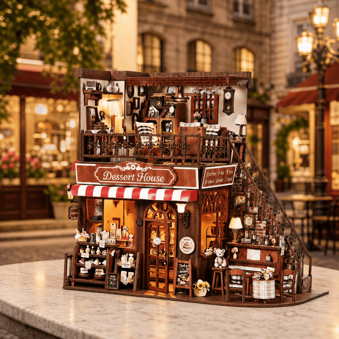 HiNooki - Corner Dessert HouseDIY Miniature House