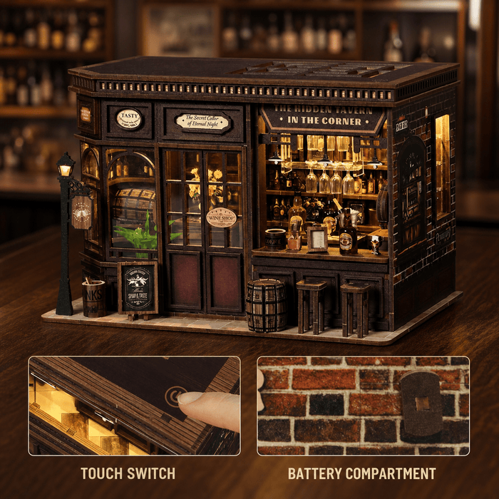 HiNooki - Corner TavernDIY Miniature House