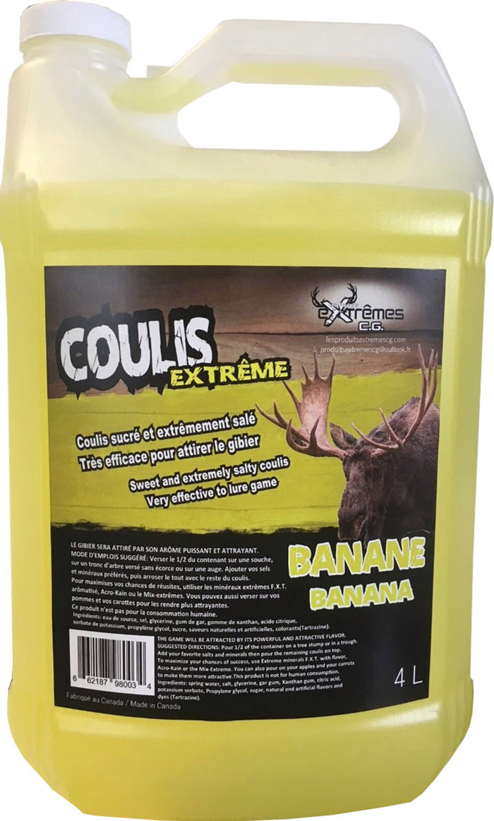Coulis Extrême Moose Jam - Banana - 4 L