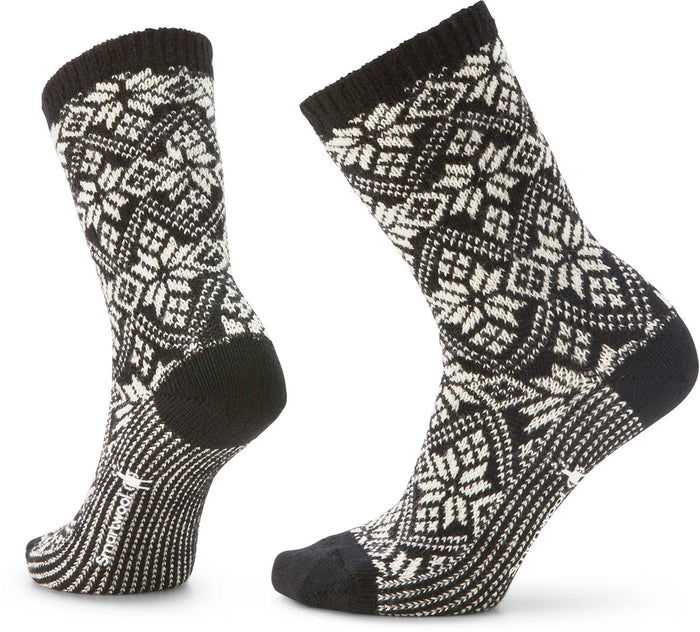 Cozy Traditional Snowflake Socks - Women's