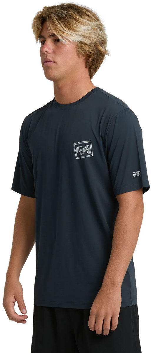 Crayon Wave Rash Guard - Men's