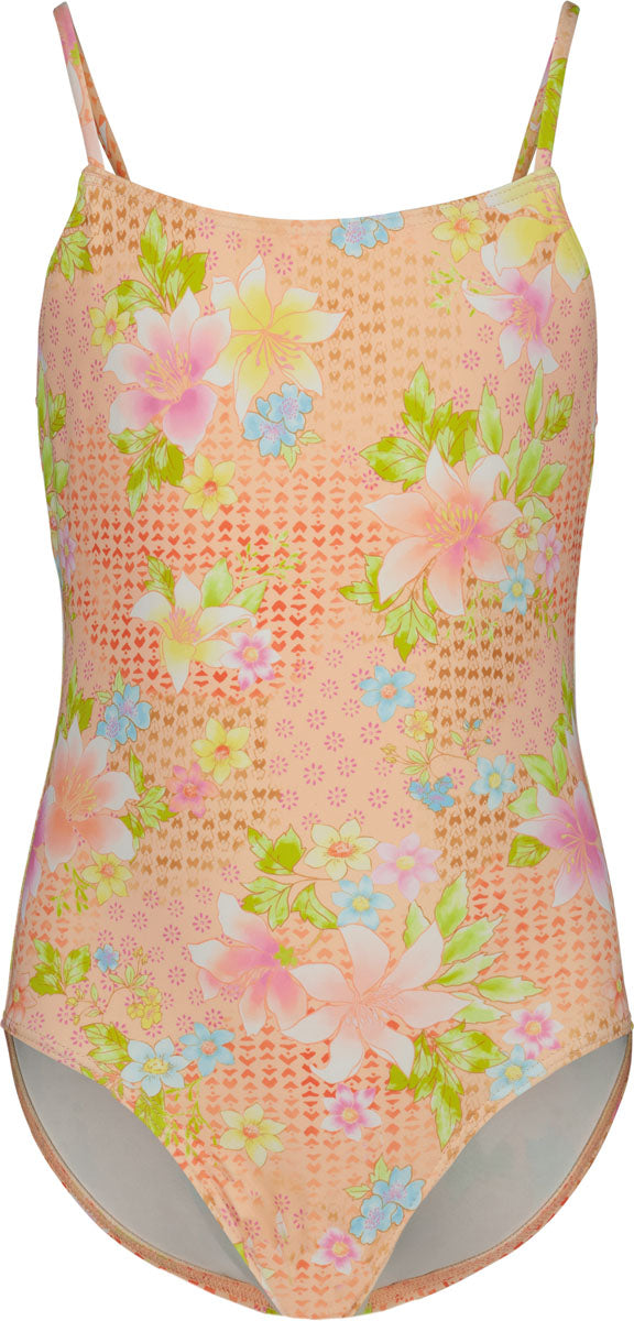 Crazy For Coral One-piece Swimsuit - Girls'