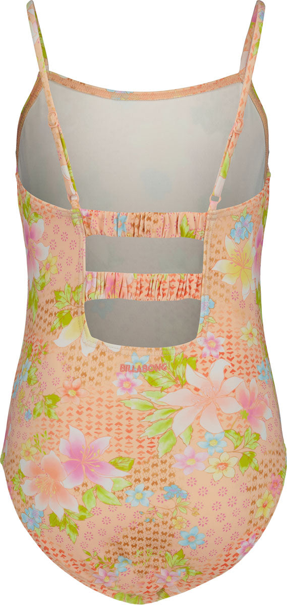 Crazy For Coral One-piece Swimsuit - Girls'