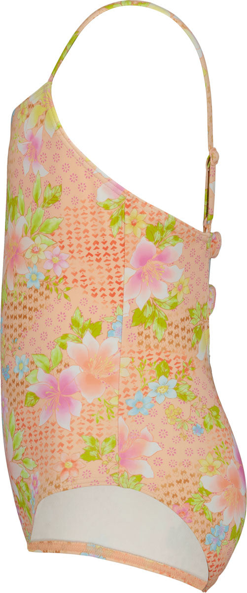 Crazy For Coral One-piece Swimsuit - Girls'