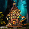 Cuckoo Clock – 3D wooden puzzle kit, HiNooki (image 1)