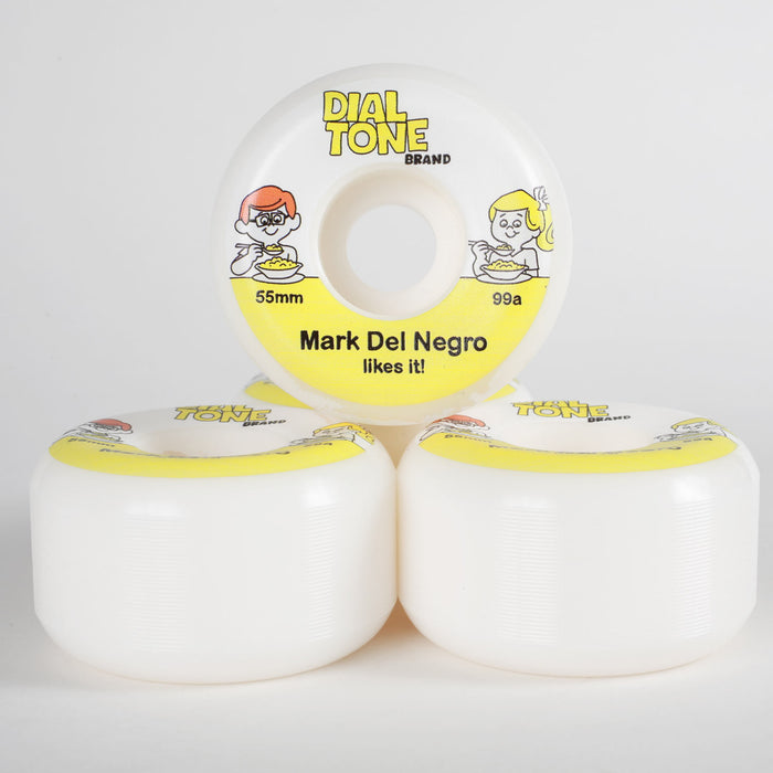 Dial Tone Wheel Co. Mark Del Negro Ginger Grahams Conical 99A 55mm Wheels
