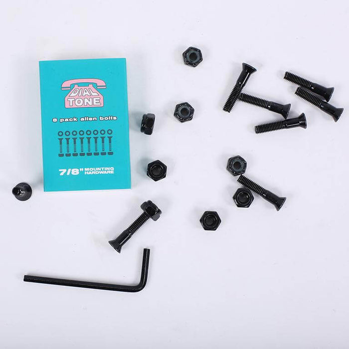 Dial Tone Wheel Co. Matchbook Skateboard Bolts in allen 7/8 inch