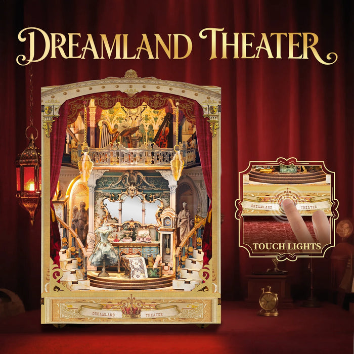 Dreamland Theater – DIY book nook kit, HiNooki (image 1)