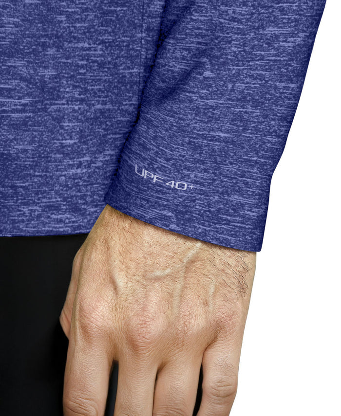 Essential Long Sleeve Hooded Rash Guard - Men's