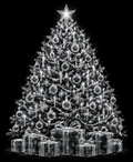 EXPOSED Christmas Tree detailed X-ray artwork