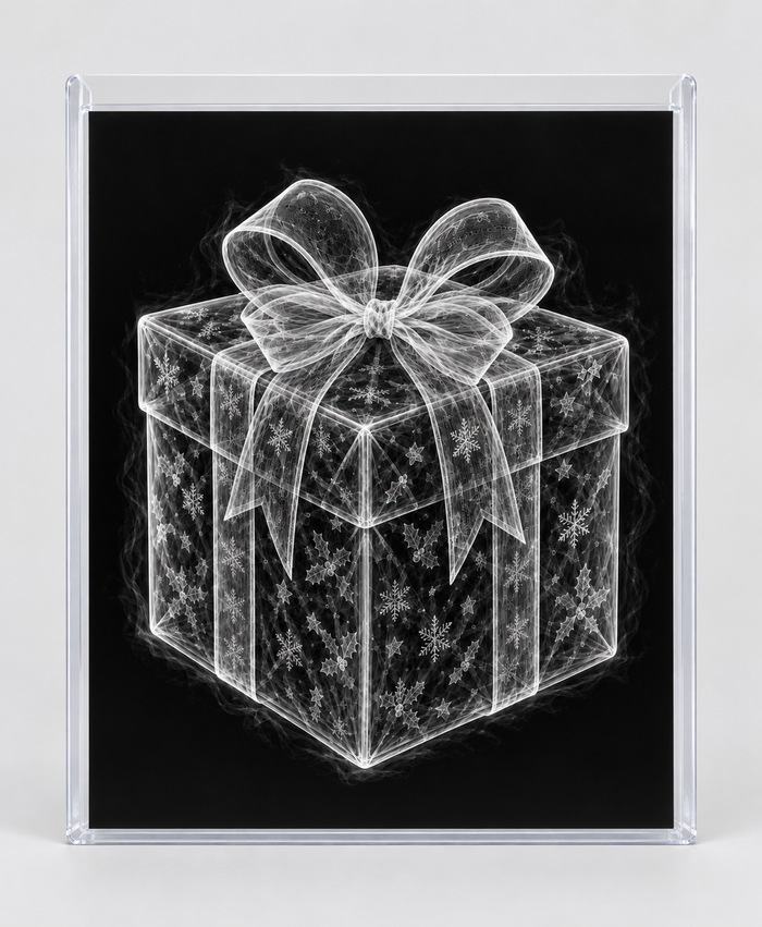 EXPOSED CHRISTMAS — GIFT in clear rigid card sleeve