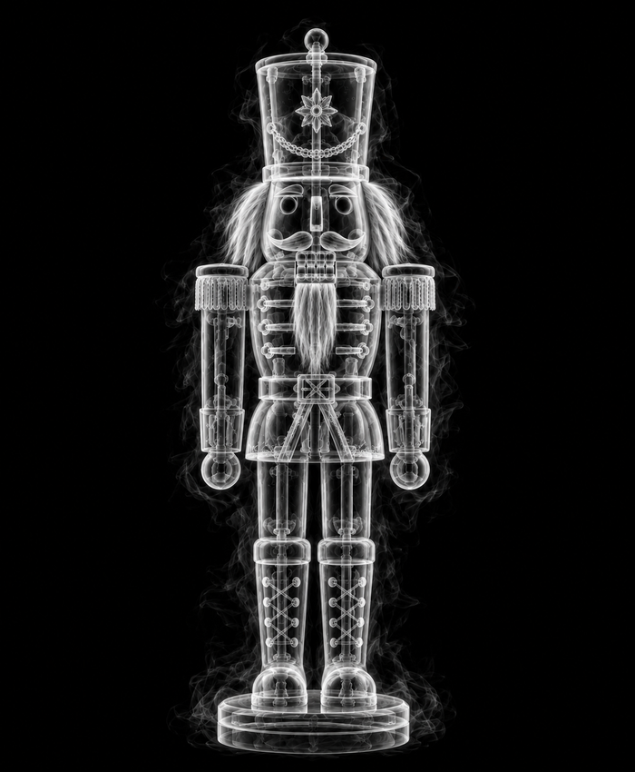 EXPOSED Nutcracker detailed X-ray artwork