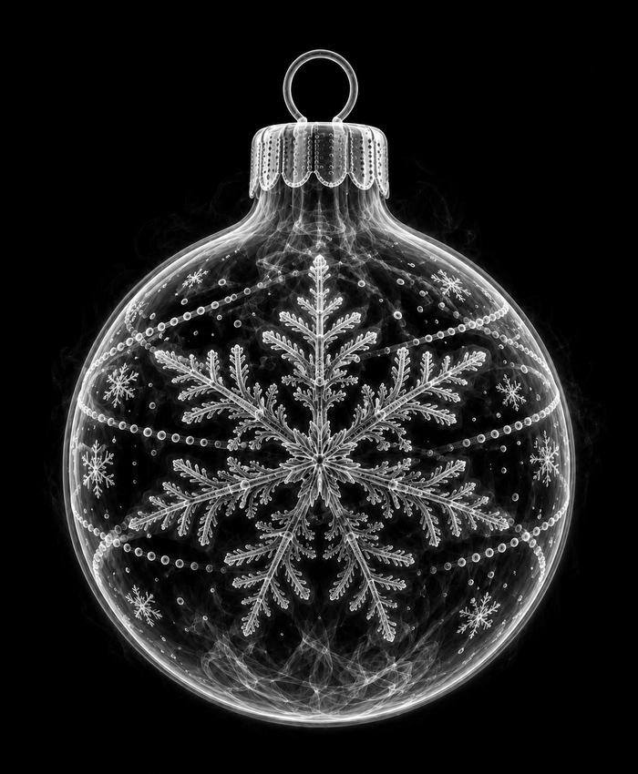 EXPOSED Ornament detailed X-ray artwork