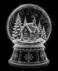 EXPOSED Snow Globe detailed X-ray artwork