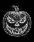 EXPOSED Halloween Pumpkin high-detail X-ray artwork