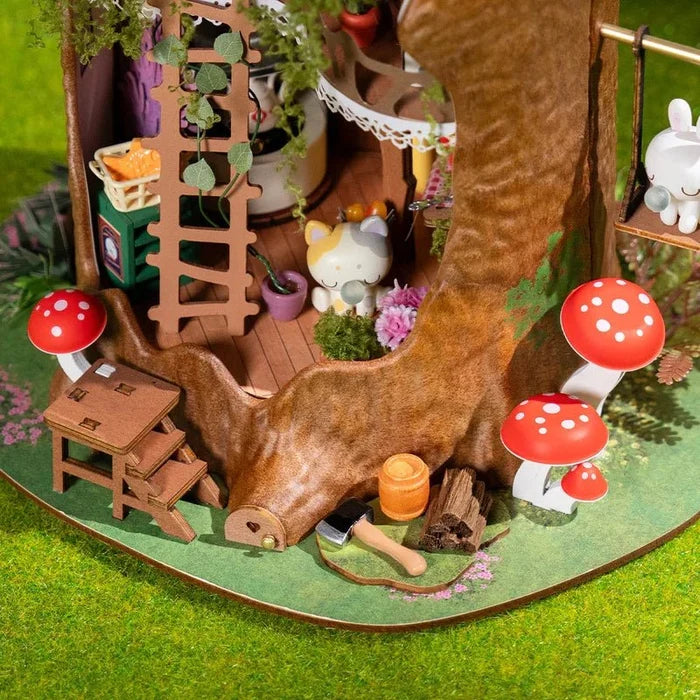 Fairytale Tree House – DIY miniature house kit, HiNooki (image 4)