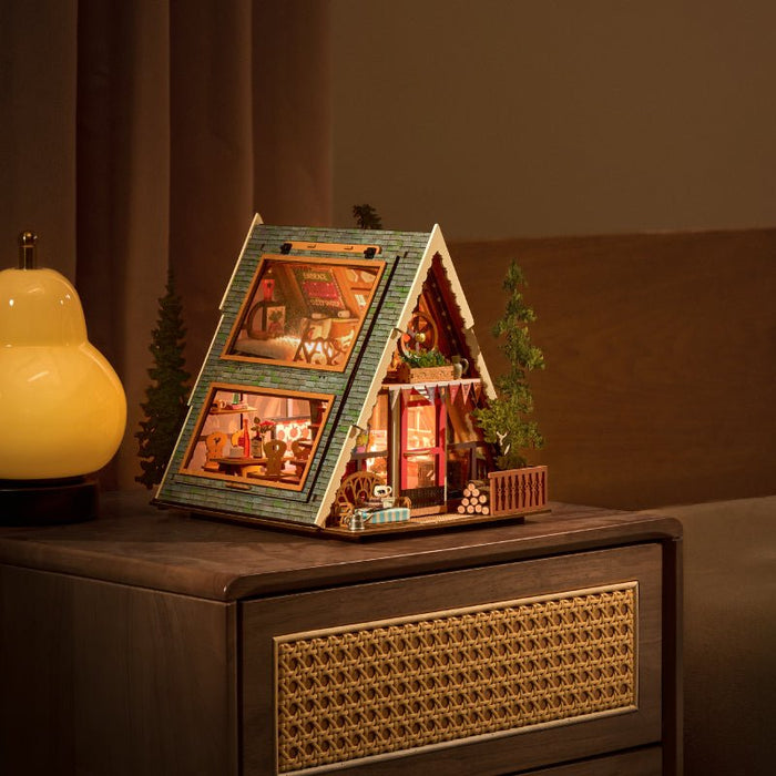 Forest Cabin – DIY miniature house kit, HiNooki (image 3)