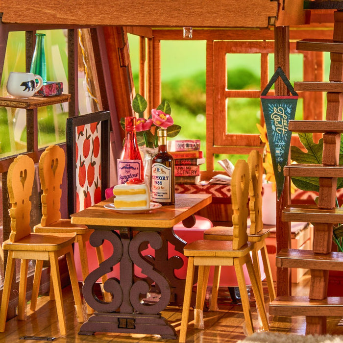 Forest Cabin – DIY miniature house kit, HiNooki (image 4)