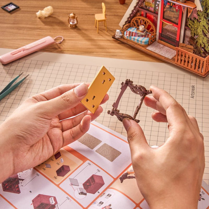 Forest Cabin – DIY miniature house kit, HiNooki (image 6)