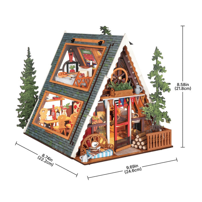 Forest Cabin – DIY miniature house kit, HiNooki (image 7)