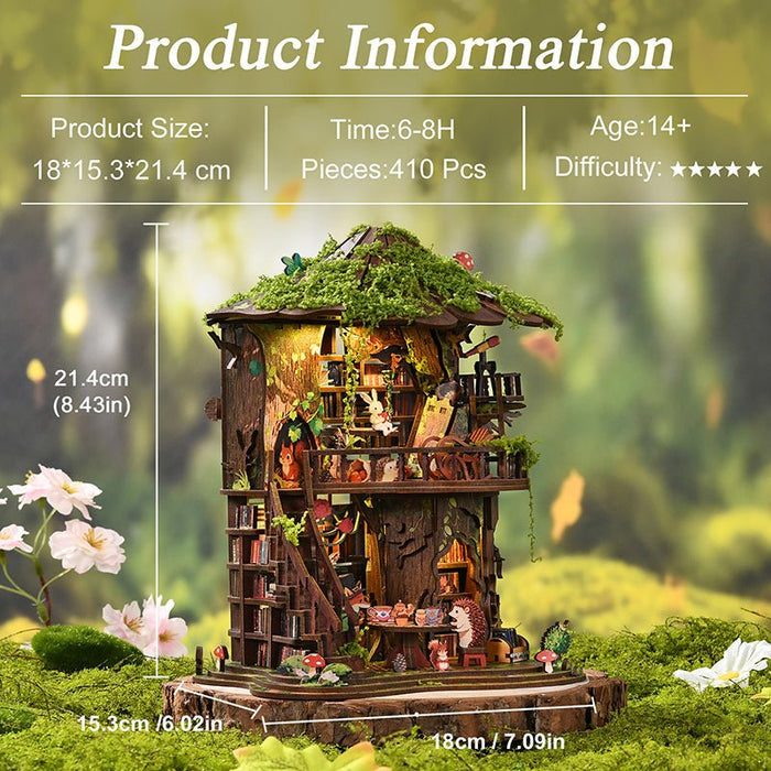 Forest Tea House – DIY book nook kit, HiNooki (image 4)