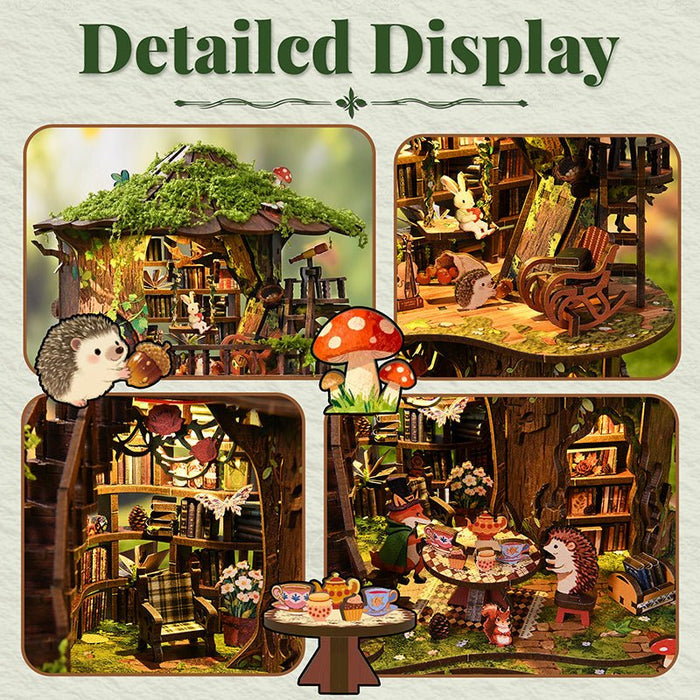 Forest Tea House – DIY book nook kit, HiNooki (image 5)