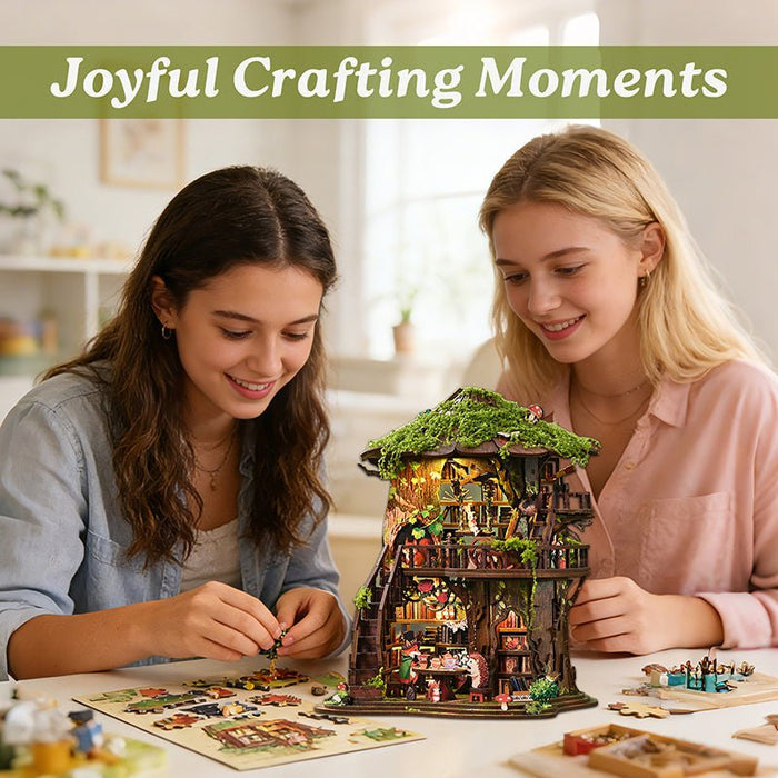 Forest Tea House – DIY book nook kit, HiNooki (image 8)