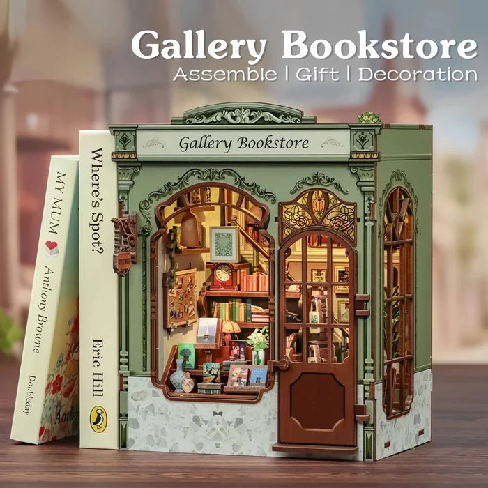 Gallery Bookstore – DIY book nook kit, HiNooki (image 3)