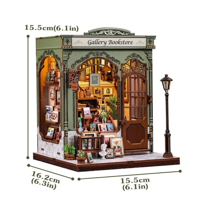Gallery Bookstore – DIY book nook kit, HiNooki (image 7)