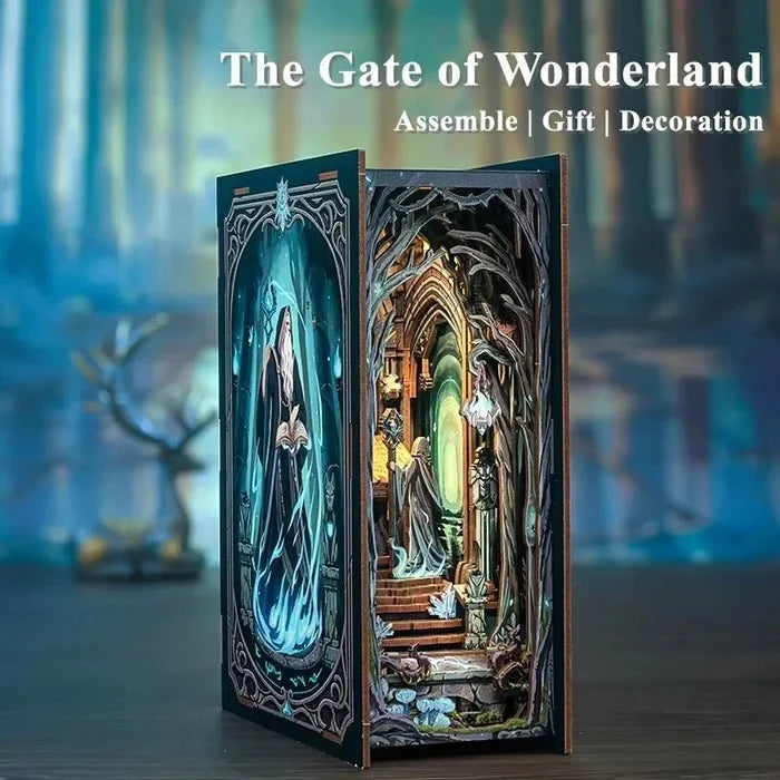 Gate of Wonderland – DIY book nook kit, HiNooki (image 4)