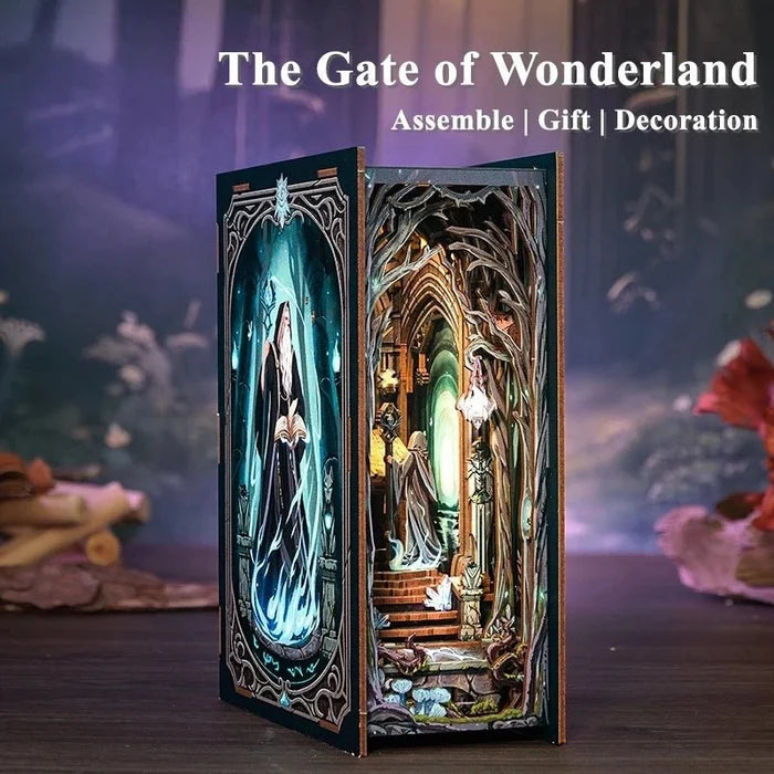 Gate of Wonderland – DIY book nook kit, HiNooki (image 5)
