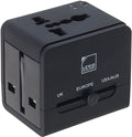 Global Adapter with Dual USB Charger